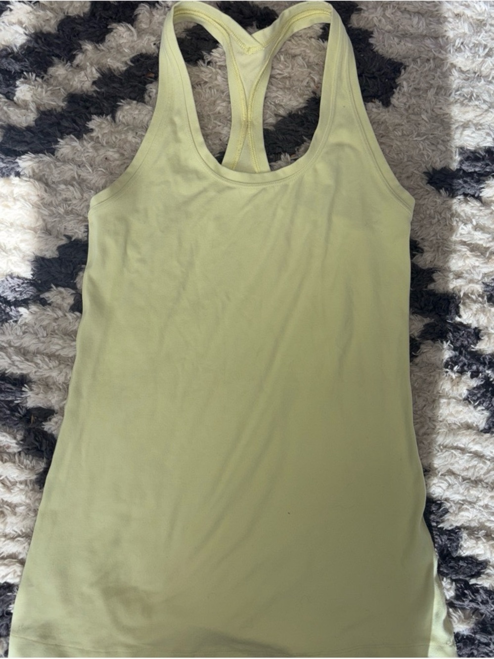 Lululemon yellow tank top